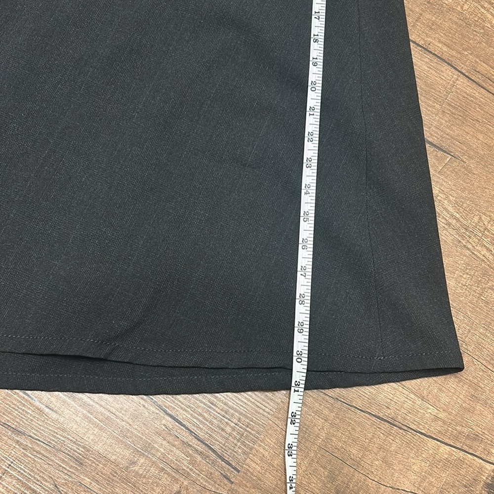 Zara Black Side High Low Midi Skirt Size M NEW - Picture 11 of 14